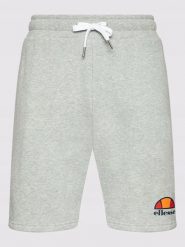 SPODENKI MĘSKIE SZORTY SPORTOWE ELLESSE PRZED KOLANO KOLOR SZARY. Szare szorty męskie Ellesse, na lato, bez wzorów, z bawełny, eleganckie. Za 126.94 zł.