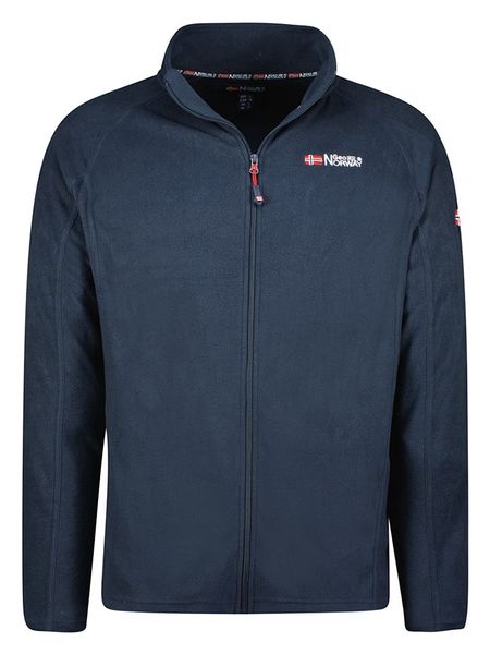 Geographical Norway Kurtka polarowa "Tug" w kolorze granatowym rozmiar: XXL. Niebieskie kurtki męskie Geographical Norway, xxl, bez wzorów, z materiału, bez kaptura. Za 87.40 zł.