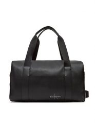 Calvin Klein Torba Mono Logo Duffle 42 LV04G3054G Czarny. Czarne torebki klasyczne damskie CALVIN KLEIN, bez wzorów, ze skóry, bez dodatków. Za 519.99 zł.