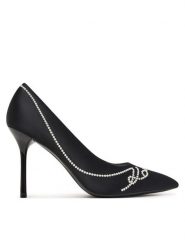 KARL LAGERFELD Szpilki Sarabande KL30906P Czarny. Czarne szpilki Karl Lagerfeld, bez wzorów, z materiału, bez obcasa. Za 794.99 zł.