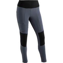 Damskie legginsy Maier Sports Dacit. Niebieskie legginsy damskie Maier Sports, bez wzorów, z materiału. Za 458.80 zł.