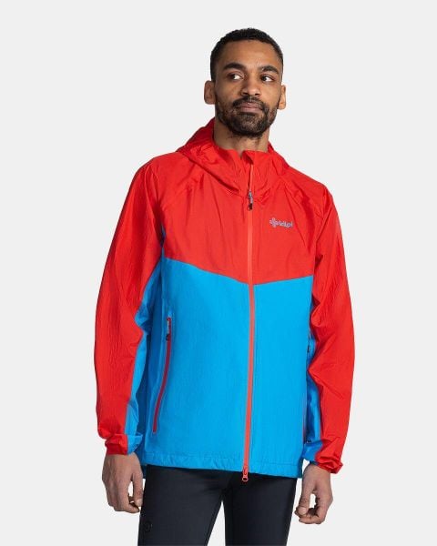 Męska kurtka outdoorowa Kilpi HURRICANE-M. Czerwone kurtki outdoor męskie Kilpi, l, bez wzorów, z materiału, do biegania. Za 525.33 zł.