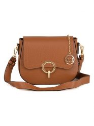 Mia Tomazzi Skórzana torebka "Carracci" w kolorze jasnobrązowym - 23 x 18 x 7,5 cm rozmiar: onesize. Brązowe torebki klasyczne damskie Mia Tomazzi, bez wzorów, z materiału, bez dodatków. Za 260.99 zł.