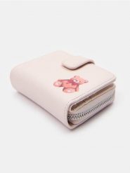 Portfel z motywem misia - wielobarwny. Portfele damskie Sinsay, bez wzorów. Za 25.99 zł.