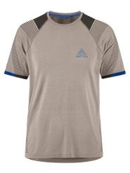 Craft Koszulka "PRO Trail Fuseknit" w kolorze beżowym do biegania rozmiar: L. Brązowe t-shirty sportowe męskie Craft, l, z poliamidu, bez ramiączek, do biegania. Za 114.17 zł.