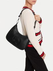 Beverly Hills Polo Club Torebka C-BHPC-L-011-08 Czarny. Czarne torebki klasyczne damskie Beverly Hills Polo Club, bez wzorów, z materiału, bez dodatków. Za 159.99 zł.