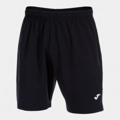 Szorty Joma Eurocopa III. Czarne szorty męskie Joma, bez wzorów, z materiału, sportowe. Za 149.50 zł.