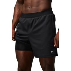 Krótki podwójny Fabletics The Fundamental II 5". Czarne szorty męskie FABLETICS, na fitness i siłownię. Za 278.30 zł.