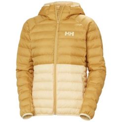 Damska ocieplana kurtka z kapturem Helly Hansen Banff. Żółte kurtki damskie Helly Hansen, l, bez wzorów, z poliesteru, z kapturem. Za 821.20 zł.