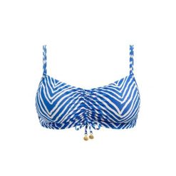 Damski top do kostiumu kąpielowego Freya Fiji Falls. Niebieskie bikini damskie FREYA, bez wzorów. Za 241.50 zł.