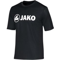 Koszulka Jako fonctionnel Promo. Czarne t-shirty sportowe męskie Jako, l, z materiału, bez ramiączek, do piłki nożnej. Za 112.00 zł.