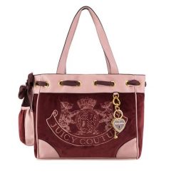 Torebka Juicy Couture. Czerwone torebki klasyczne damskie Juicy Couture, bez wzorów, bez dodatków. Za 389.99 zł.
