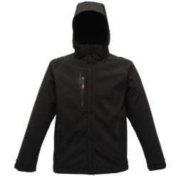 Męski Softshell Repeller Professional. Czarne kurtki softshell damskie Regatta, l, bez wzorów, z softshellu, bez kaptura. Za 276.99 zł.