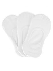 Jenny Fairy Stopki AS-LCN-001-AW24 (3-PACK) Biały. Białe skarpetki damskie Jenny Fairy, bez wzorów, z bawełny. Za 24.99 zł.