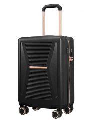 Puccini Walizka "Malibu" w kolorze czarnym - 36 x 55 x 20 cm rozmiar: onesize. Czarne walizki Puccini, bez wzorów, z materiału. Za 335.82 zł.