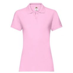 Damska Koszulka Polo Premium Plain. Czerwone topy sportowe damskie Fruit of the Loom, xl, bez wzorów, bez ramiączek. Za 55.99 zł.
