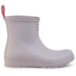 Kalosze Hunter. Szare kalosze damskie Hunter, bez wzorów. Za 376.99 zł.