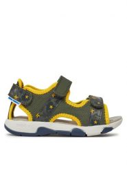 Geox Sandały B Sandal Multy Boy B450FA 014CE C0629 S Khaki. Brązowe sandały chłopięce Geox, ze skóry, bez zapięcia. Za 199.99 zł.