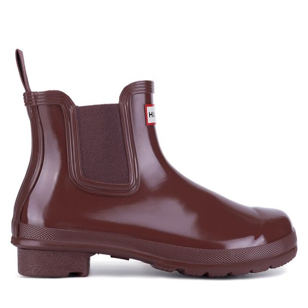 Kalosze Hunter. Czerwone kalosze damskie Hunter, bez wzorów. Za 399.99 zł.