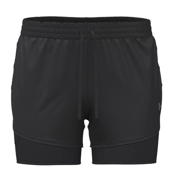 Damskie szorty 2 w 1 Under Armour Velociti Pro. Czarne szorty damskie Under Armour, bez wzorów, z materiału. Za 273.50 zł.
