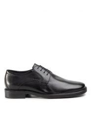 Geox Półbuty U Brandolf B U024VB 00043 C9999 Czarny. Czarne buty wizytowe męskie Geox, ze skóry, bez zapięcia. Za 309.99 zł.