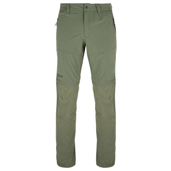 Męskie spodnie outdoorowe Kilpi HOSIO-M. Zielone szorty męskie Kilpi, na lato, bez wzorów, z materiału. Za 222.00 zł.