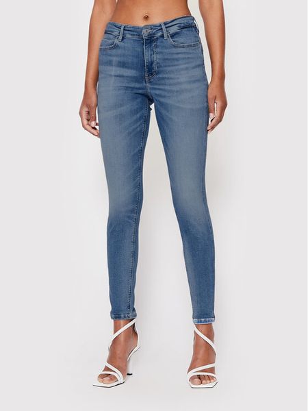 Guess Jeansy W2YA46 D4Q01 Niebieski Skinny Fit. Niebieskie jeansy damskie Guess. Za 329.99 zł.