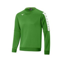 Bluza Mizuno Nara Training. Zielone bluzy bez kaptura męskie Mizuno. Za 185.50 zł.