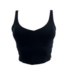AT-008 TOP Sport - TOP Sportowy, Czarny. Czarne topy sportowe damskie BARNETT, xs, bez wzorów, z nylonu, bez ramiączek. Za 175.00 zł.