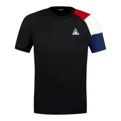 T-shirt Homme BAT SP TEE SS N°1 M-2510408 Noir. Czarne t-shirty męskie Le Coq Sportif, m, bez wzorów, bez kołnierzyka. Za 168.00 zł.