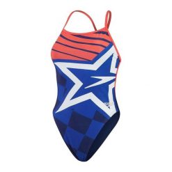 Damski kostium kąpielowy 1-częściowy Speedo Placem Dig Vback. Czerwone stroje jednoczęściowe damskie Speedo, s, bez wzorów. Za 139.99 zł.