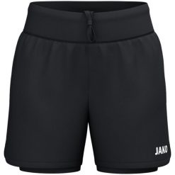 Damskie szorty 2 w 1 Jako One. Białe spodenki sportowe damskie Jako, l, z materiału, do biegania. Za 217.90 zł.