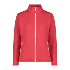 Damska rozciągliwa polarowa bluza z zamkiem CMP. Czerwone bluzy bez kaptura damskie CMP, z polaru. Za 340.00 zł.