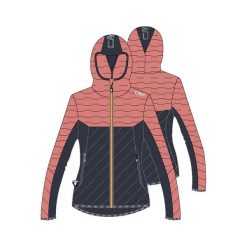 Damska kurtka z kapturem CMP Unlimitech. Czerwone kurtki damskie CMP, bez wzorów, z puchu, z kapturem. Za 644.50 zł.