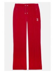 Juicy Couture Spodnie dresowe w kolorze czerwonym rozmiar: L. Czerwone spodnie dresowe damskie Juicy Couture, l, bez wzorów, z dresówki. Za 172.89 zł.