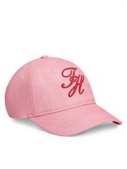 Tommy Hilfiger Czapka z daszkiem Logo Embroidery Baseball Cap AW0AW18338 Różowy. Czerwone czapki z daszkiem damskie Tommy Hilfiger, bez wzorów, z bawełny. Za 177.99 zł.