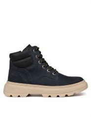 Geox Trapery J Kiddartah Boy J46M9A 032FU C0045 M Granatowy. Niebieskie buty zimowe chłopięce Geox, z materiału, bez zapięcia. Za 249.99 zł.