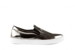 Trampki Bayla-123 5500126 Platinum, Srebrny, Skóra naturalna - 40. Szare trampki i tenisówki damskie Bayla, bez wzorów, z gumy. W wyprzedaży za 71.10 zł.