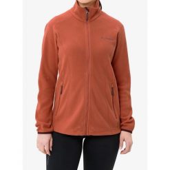 Bluza polarowa damska Vaude Rosemoor Fleece Jacket II. Czerwone bluzy bez kaptura damskie Vaude, z polaru. Za 262.49 zł.