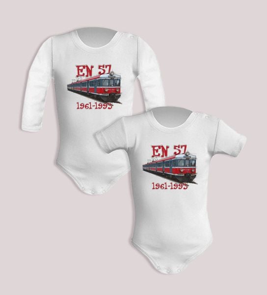 EN57 Regio — body (Rozmiar: 3M; Długość rękawa: krótki; Rodzaj nadruku: EN57 Regio). Niebieskie body niemowlęce nikiniki, bez wzorów, z bawełny, bez ramiączek. Za 59.00 zł.