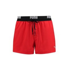 Kąpielówki męskie Logo Krótkie. Czerwone kąpielówki męskie Puma, m, bez wzorów, do pływania. Za 135.99 zł.