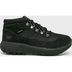 Skechers - Buty. Czarne obuwie trekkingowe damskie Skechers. W wyprzedaży za 299.90 zł.