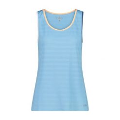 Damski tank top CMP. Niebieskie topy damskie CMP, bez wzorów, bez kołnierzyka. Za 212.50 zł.