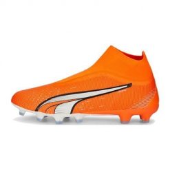 Buty piłkarskie męskie Puma Ultra Match LL Fgag. Brązowe buty fitness męskie Puma, do piłki nożnej. Za 209.99 zł.