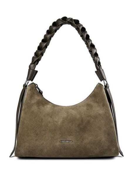 Coccinelle Torebka P6P Boheme Suede Bimaterial E1 P6P 13 03 01 Khaki. Brązowe torebki klasyczne damskie Coccinelle, bez wzorów, ze skóry, bez dodatków. Za 1,599.00 zł.