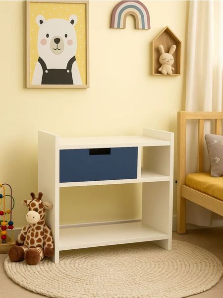 Szafka nocna - granatowy. Niebieskie koszule nocne damskie Sinsay, bez wzorów. Za 109.99 zł.