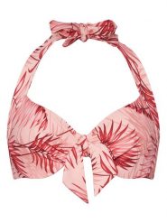 Liu Jo Beachwear Góra od bikini VA5191 J6448 Różowy. Czerwone bikini damskie Liu Jo Beachwear, bez wzorów. Za 199.99 zł.