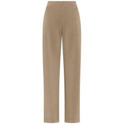 Spodnie Deha Cozy Straight Leg Pants Damskie. Brązowe spodnie materiałowe damskie Deha, bez wzorów, z elastanu, z podwyższonym stanem. Za 434.99 zł.