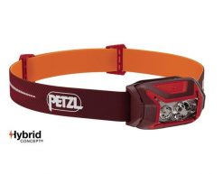 Czołówka PETZL ACTIK CORE Czerwona 625 lumenów ładowalna USB‑C regulowany pasek. Czerwone paski męskie PETZL, bez wzorów, z materiału, biznesowe. Za 331.55 zł.