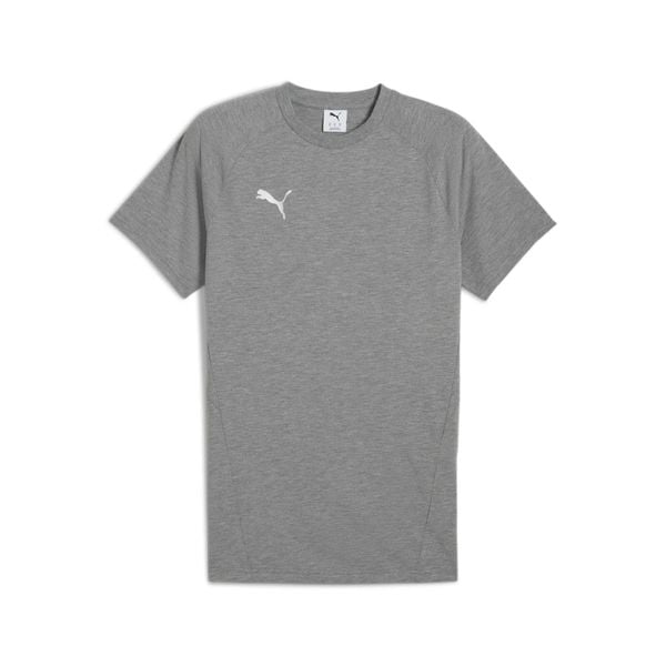 Męskie T-shirt Puma Teamevostripe Tee. Szare t-shirty męskie Puma, m, bez wzorów, z materiału, bez kołnierzyka. Za 290.00 zł.